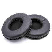 vhbw coussinets oreillettes de protection noir 4.9cm