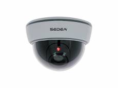 Caméra de surveillance factice type dôme avec led clignotante - sedea - 550980 550980