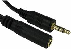 FPUK Extension de câble pour écouteur/micro avec prise jack 3,5 m