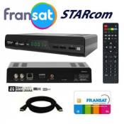 Starcom 9947 Hd Récepteur Satellite + Carte Fransat À Vie + Cable Hdmi Offert