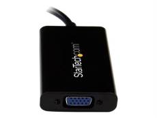 StarTech.com Adaptateur vidéo Mini DisplayPort vers VGA avec audio - Convertisseur Mini DP vers HD15 - M/F - 1920x1200 / 1080p - Noir - Convertisseur