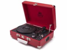 Gpo - platine vinyles attaché case pillarbox red ‎GPOATCTRED