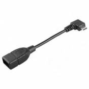 Harrista'® Connecteur Micro USB OTG câble femme -