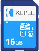 Keple 16GB 16Go SD Carte | Class 10 SD Memoire Carte Compatible avec Nikon Coolpix L32, L31, L840, L320, L830 SLR Camera | 16 GB Go G UHS-1 U1 Class 1