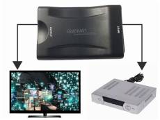 Auvisio : Adaptateur Péritel vers HDMI avec adaptateur