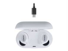 BOYA BY-AP1 - Écouteurs sans fil avec micro - intra-auriculaire - Bluetooth - blanc