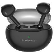 Écouteurs sans Fil Blackview Airbuds 6 Bluetooth 5.3 Hi-FI Son Stéréo,Contrôle Tactile,Étanche IPX7 pour iOS/Android - Noir