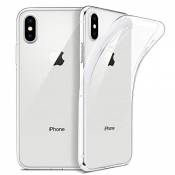 Générique Coque Silicone Transparent iPhone Souple Housse, Etui de Protection, Ultra Fin, iPhone 6+/7+/8+, Anti-Trace, Anti-dérapant, Case Cover