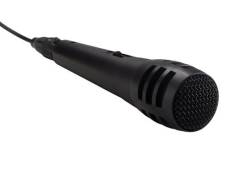 KOMELEC Microphone Dynamique Noir Câble Jack 6.35