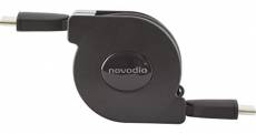 Novodio Extend Type-C - Câble de charge rétractable USB-C vers USB-C