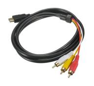 Câble HDMI vers RCA - 1080P - Conversion HD pour Décodeur