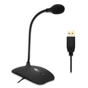 KLIM Talk - Microphone USB à Pied pour PC et Mac -