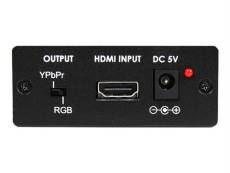 StarTech.com Convertisseur HDMI vers VGA avec audio - Adaptateur HDMI - HDMI femelle/3,5 mm femelle/VGA femelle/3x RCA mâle - 1920 x 1200 - Convertiss