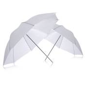 Neewer - Lot de 2 Parapluies Blanches Studio 83 cm Éclairage Studio Photo Professionnel Translucide Souple