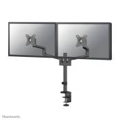 Neomounts DS60-425BL2 x2 Support de table pour écran 43,2 cm (17) - 68,6 cm (27) noir inclinable, rotatif, mobile, réglable en hauteur