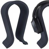 GEEKRIA Leather Headphone Stand for Sony, Bose, JBL Headsets, Headset Stand, Earphone Holder Table Desk Display, Medium Over-Ear Headphones Rack Hange