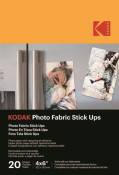 KODAK - 20 feuilles de papier photo adhesif, Format A6 (10x15cm), Impression Jet d'encre - 9891059