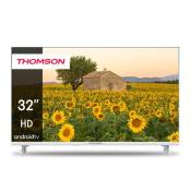 TV LED Thomson 32HA2S13W 80 cm HD Android TV Blanc