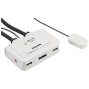 Commutateur KVM InLine® DisplayPort USB à 2 ports