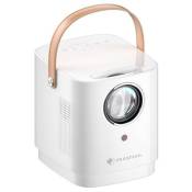 iMOSHION® Mini-projecteur Mini-vidéoprojecteur WiFi et Chromecast 3400 lumens Blanc