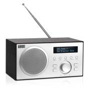 Radio Dab FM Bluetooth Bois Secteur - August MB420 Radio numérique Terrestre Dab Plus + MP3 Lecteur clé USB, Digital et Analogique - HiFi Filaire Réve