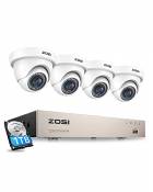 ZOSI H.265+ Kit Caméra de Surveillance avec 8CH H.265+