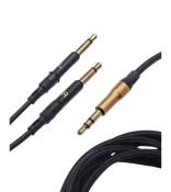 Câble asymétrique Meze audio 99 Classics mono 3,5 mm à 3,5 mm 3 m Noir et Or