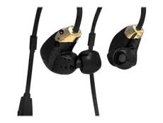 Cannice Y4S - Sports - écouteurs avec micro - intra-auriculaire - Bluetooth - sans fil - NFC* - noir, or