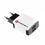 Forcell - Chargeur Secteur 2 USB 2A pour CROSSCALL
