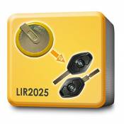 LIR2025 batterie eRSATZ. clés télécommande pour
