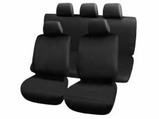 Primematik - housses de siège de voiture noir. Housses de protection universal pour 5 sièges d'auto
