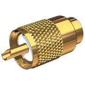 Gold Plated PL-259 Connector