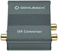 Oehlbach Convertisseur D/A numérique/analogique avec entrées numérique coaxiale et optique
