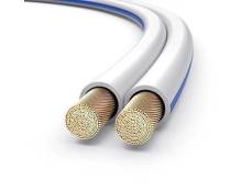 PureLink SP011-025 Câble d'enceinte 2 x 2,5mm² (99,9% OFC cuivre massif 0,10 mm) Câble de haut-parleur Hifi, 25m, bl SP011-02