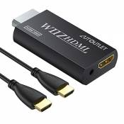 AUTOUTLET Convertisseur Wii HDMI Convertisseur Wii à HDMI,Convertisseur Wii à 720p et 1080p — Convertisseur Wii à HDMI WII2HDMI 720p ou 1080p Compatib