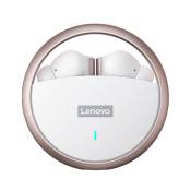 Ecouteurs Lenovo LP60 300mAh Type-c Bluetooth 5.3 pour iOS et Android Blanc
