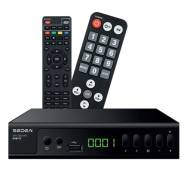Récepteur TNT HD DVB-T2 - SEDEA SNT-2002-HD - Chaînes Terrestres TV gratuites en qualité HD, Fonction de lecteur multimédia via USB