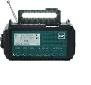 Radio Solaire Portable à Manivelle AM/FM/SW avec batterie