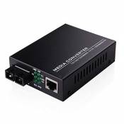 Gigabit Ethernet Media Converter 10/100 / 1000M Single-Mode
