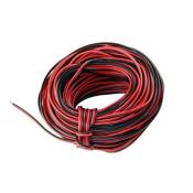 VBLED® Rallonge 20 m - 22 AWG - Noir/rouge - Câble