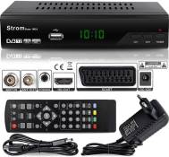 Strom 505 Décodeur TNT Full HD -DVB-T2 - Compatible HEVC265 - (HDMI, Péritel, USB, Dolby Digital Plus) Noir