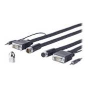 VivoLink Pro Cross Wall - câble VGA / audio - 10 m