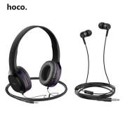 Casque Audio Filaire HOCO W24 avec Écouteur Gratuit-Violet
