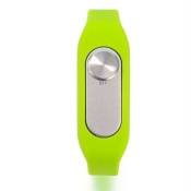 Bracelet Dictaphone Enregistrement Audio 4Go Boîtier Amovible USB Silicone Vert YONIS