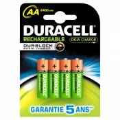 Duracell - Pile Rechargeable - Duralock AAx4 Stay Charged