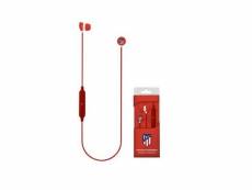 Écouteurs de sport bluetooth avec microphone atlético madrid rouge