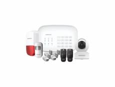 DAEWOO Pack Vision+ | Alarme Maison sans Fil WiFi/GSM connectée | Sirène extérieure |1 Caméra | Compatible avec Amazon Alexa, l’Assistant Google SA602
