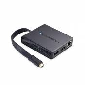 Cable Matters Hub USB C HDMI 4K, Charge 80 W, Lecteur