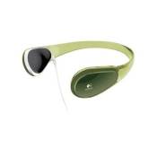 Logitech Curve Headphones for MP3 - Écouteurs - montage derrière le cou - filaire - jack 3,5mm - citron vert