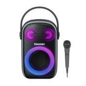 Enceinte sans fil lumineuse Bluetooth Party Speaker Tronsmart Halo 110 Avec microphone karaoké filaire, prend en charge le karaoké, superbe son stéréo